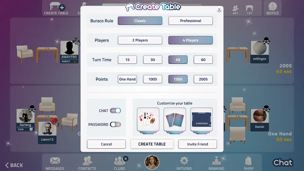 Buraco Plus (Бурако Плюс) [МОД Бесконечные монеты] APK Android Screenshot 3