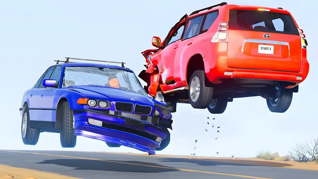 Stunt Car Crash (Стант Кар Краш) [МОД Бесконечные монеты] APK Android Screenshot 3