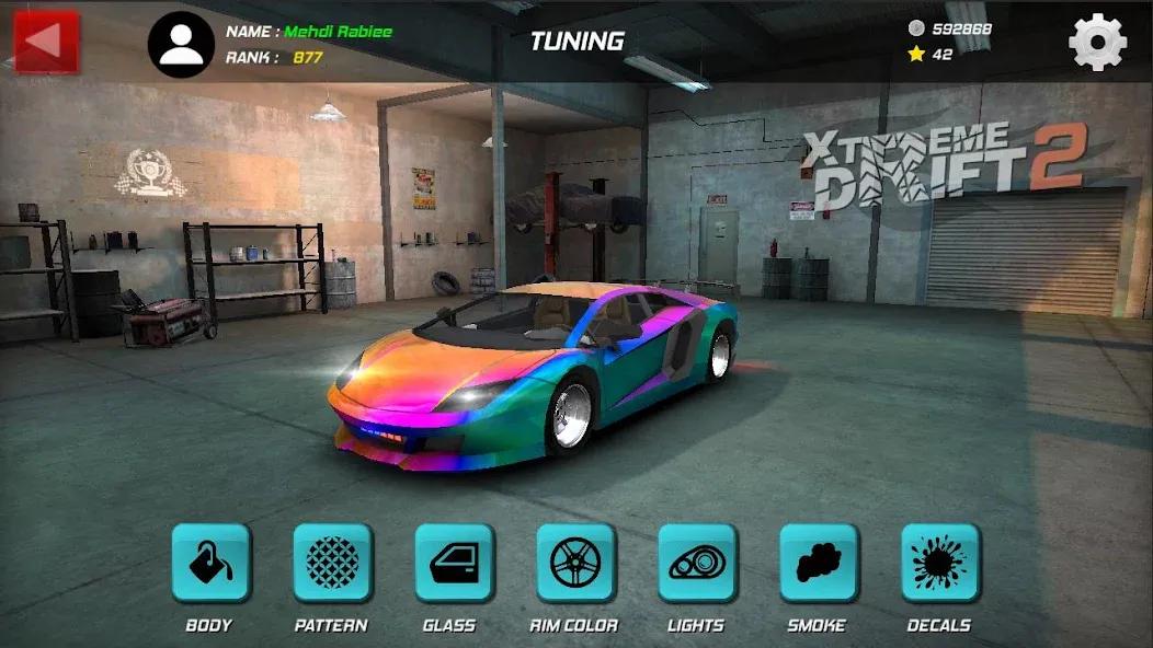 Xtreme Drift 2 (Икстрим Дрифт 2) [МОД Меню] APK Android Screenshot 2