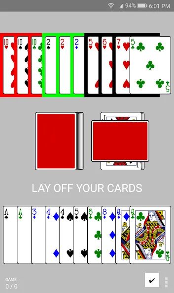 Gin Rummy (Джин Рамми) [МОД Mega Pack] APK Android Screenshot 3