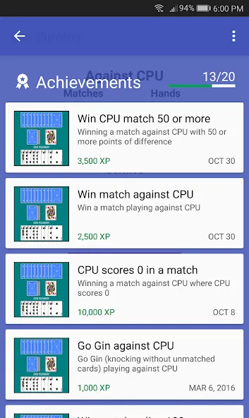 Gin Rummy (Джин Рамми) [МОД Mega Pack] APK Android Screenshot 5