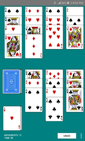 Golf Solitaire (Гольф солитер) [МОД Mega Pack] APK Android Screenshot 2