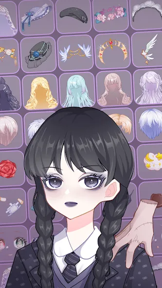Anime Avatar Maker Creator (Аниме Аватар Мейкер Креейтор) [МОД Меню] APK Android Screenshot 2