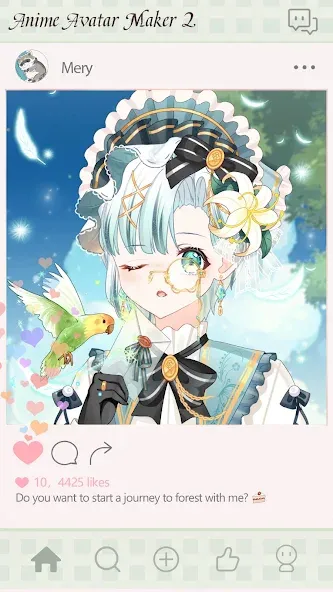 Anime Avatar Maker 2 (Аниме Аватар Мейкер 2) [МОД Много денег] APK Android Screenshot 2