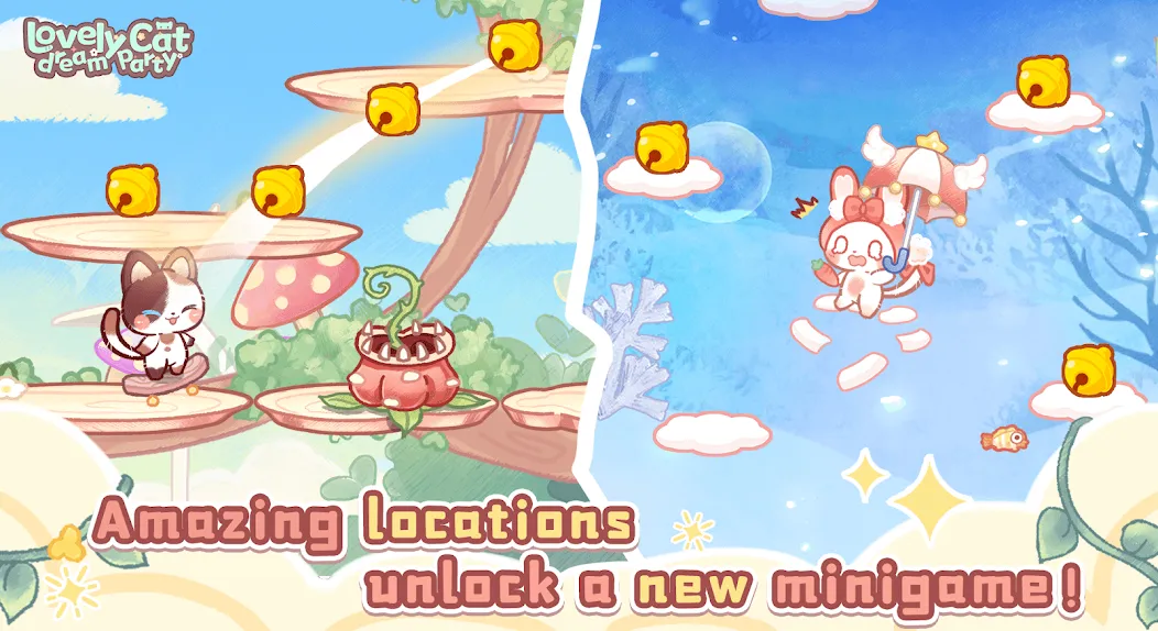 Lovely cat dream party (Лавли кэт дрим пати) [МОД Premium] APK Android Screenshot 4