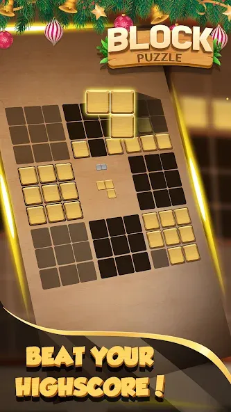 Wood Block Puzzle - Wood crush (Вуд Блок Пазл) [МОД Premium] APK Android Screenshot 2