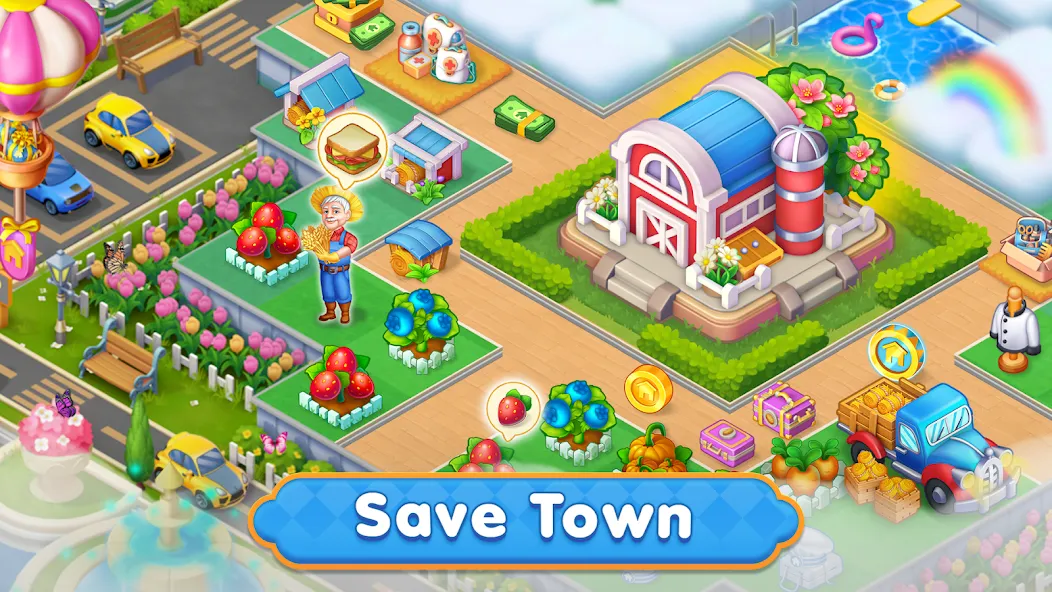 Merge HomeTown: Merge Games [МОД Premium] APK Android Screenshot 4