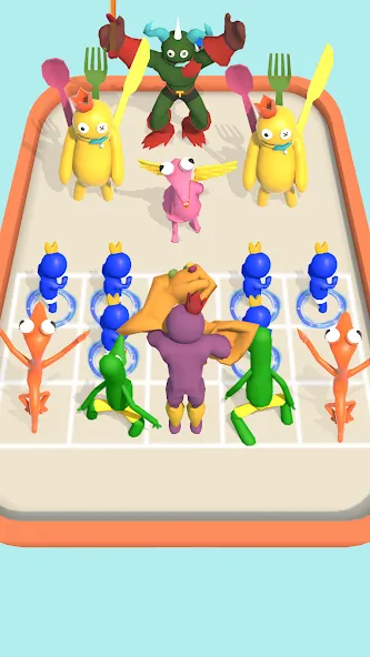 Merge Monster Squad (Мердж Рейнбоу) [МОД Unlocked] APK Android Screenshot 3