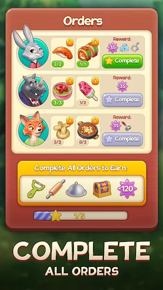 Merge Inn - Cafe Merge Game (Мердж Инн) [МОД Mega Pack] APK Android Screenshot 5