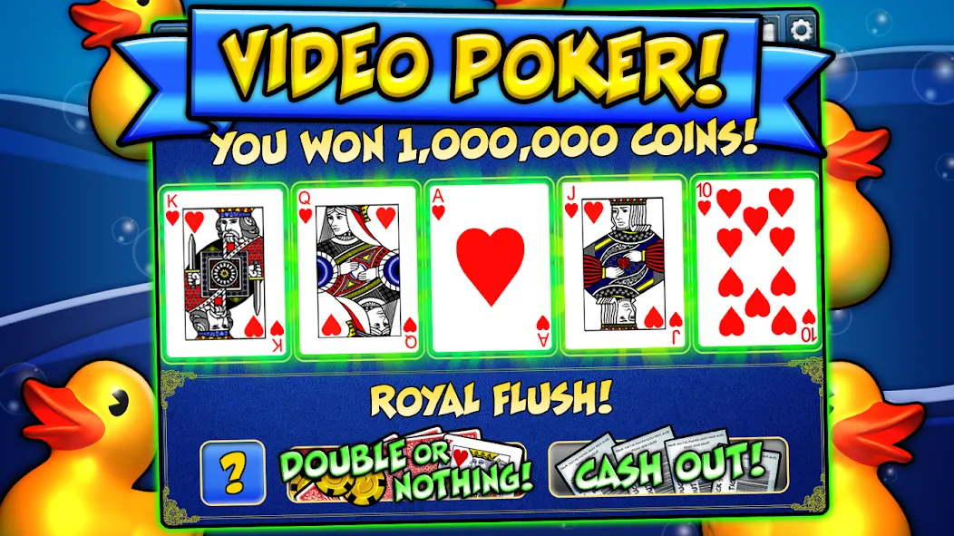 Lucky Duck Slots (Лаки Дак Слотс) [МОД Бесконечные монеты] APK Android Screenshot 2