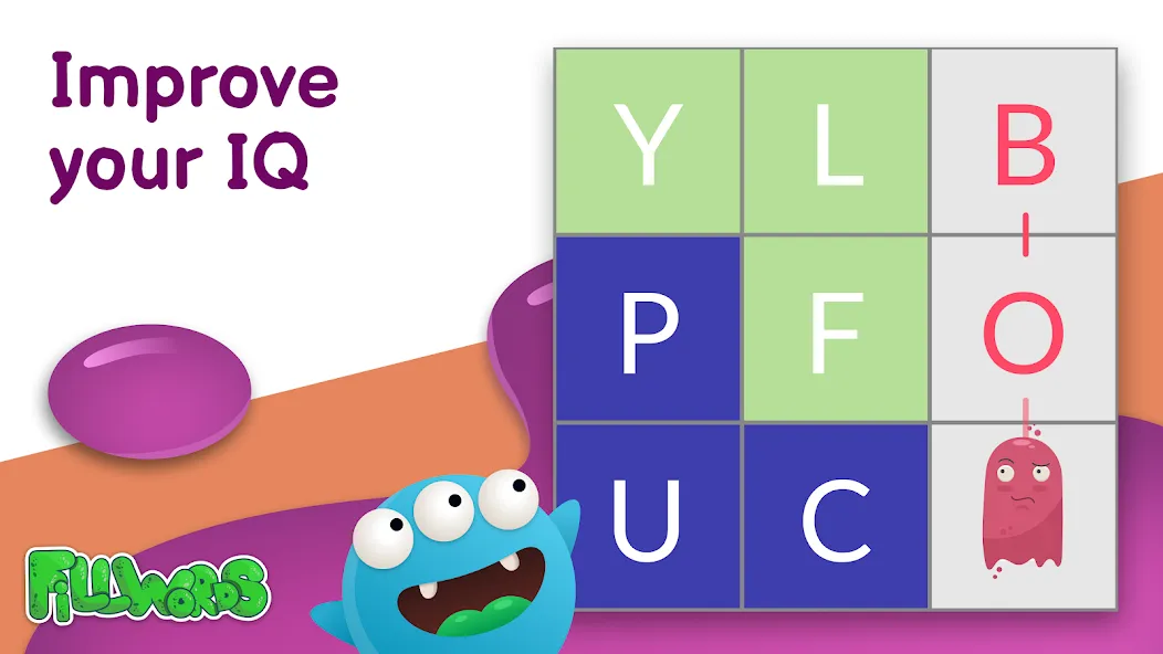 Fill Words: Word Search Puzzle [МОД Premium] APK Android Screenshot 1