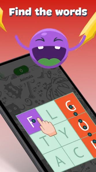 Fill The Words: Themes search [МОД Mega Pack] APK Android Screenshot 1