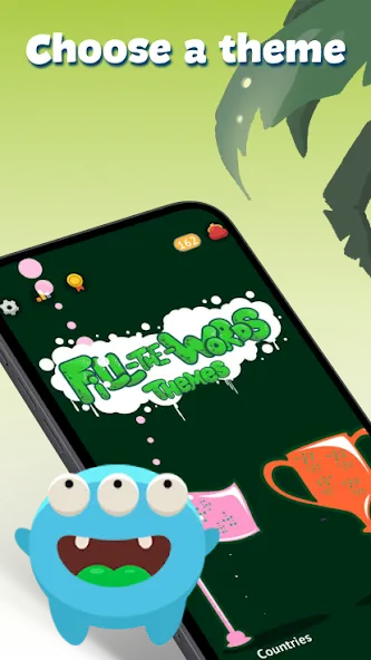 Fill The Words: Themes search [МОД Mega Pack] APK Android Screenshot 2