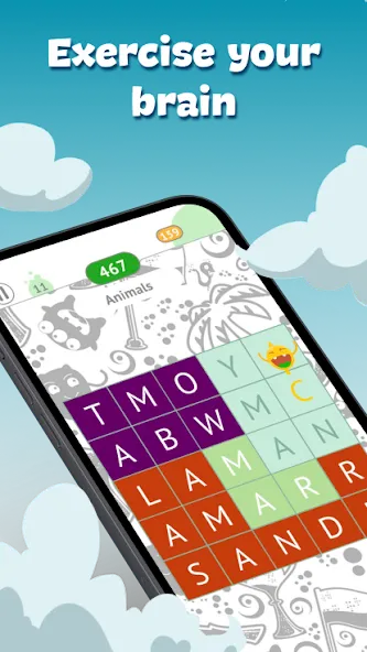 Fill The Words: Themes search [МОД Mega Pack] APK Android Screenshot 3