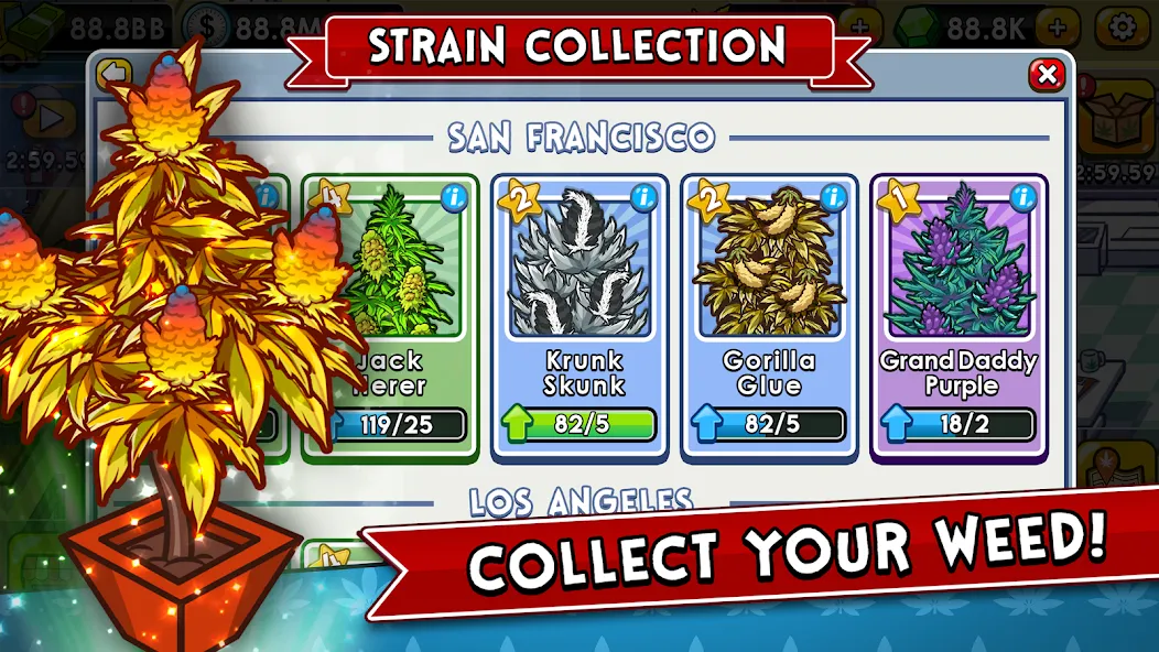 Weed Inc: Idle Tycoon (Уид Инк) [МОД Все открыто] APK Android Screenshot 2