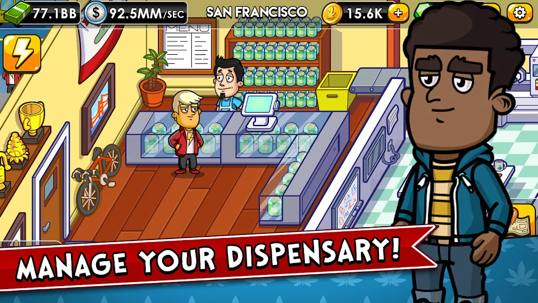 Weed Inc: Idle Tycoon (Уид Инк) [МОД Все открыто] APK Android Screenshot 3