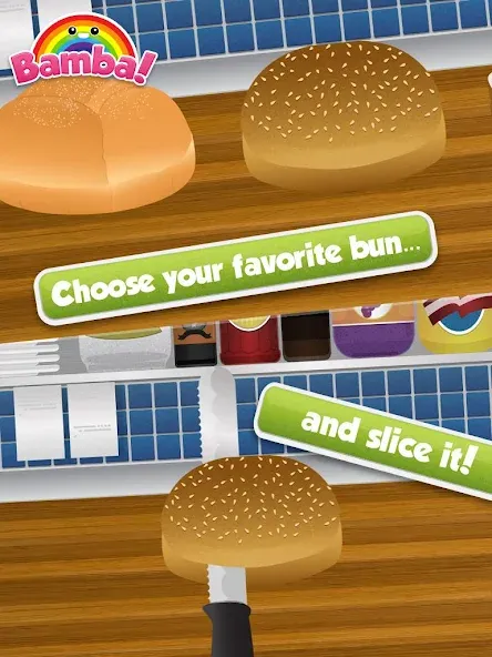 Bamba Burger (Бамба Бургер) [МОД Unlocked] APK Android Screenshot 2