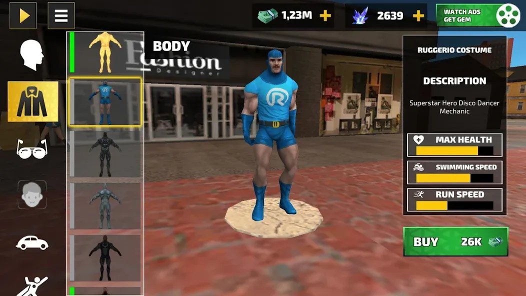 Rope Hero: Vice Town (Роуп Хиро) [МОД Все открыто] APK Android Screenshot 1