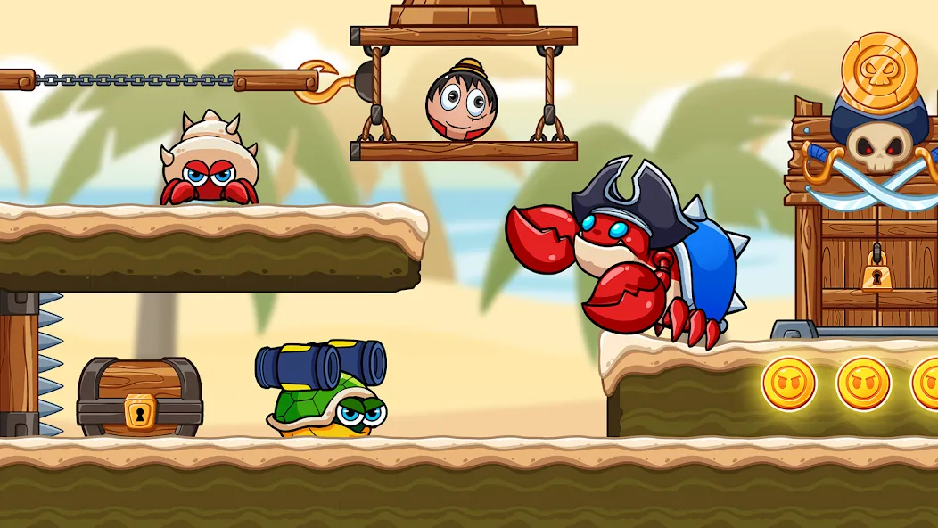 Ball V - Red Boss Challenge (Балл В) [МОД Много денег] APK Android Screenshot 1