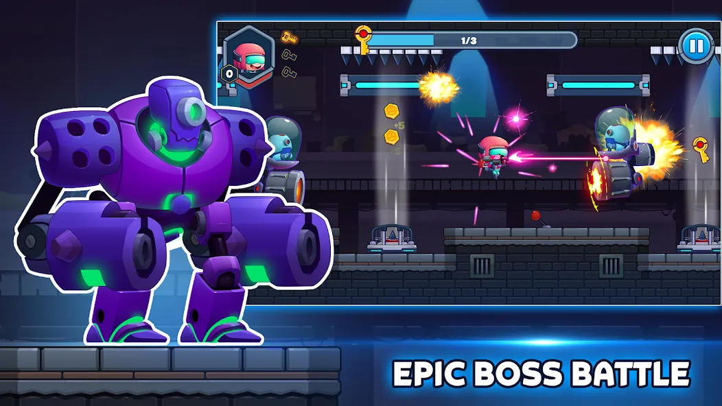 Metal Gun - Cyber Soldier (Метал Ган) [МОД Mega Pack] APK Android Screenshot 4