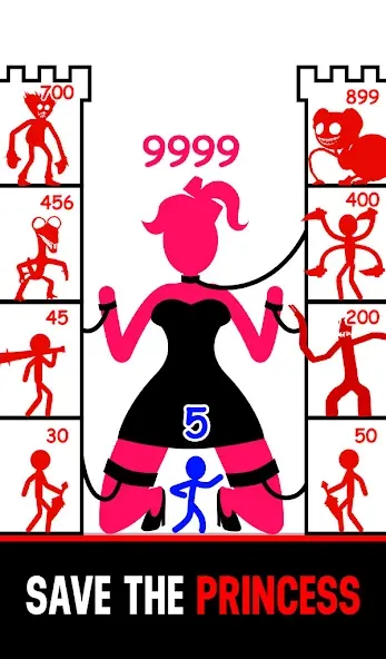 Stick Hero: Mighty Tower Wars (Стик Хиро) [МОД Все открыто] APK Android Screenshot 3