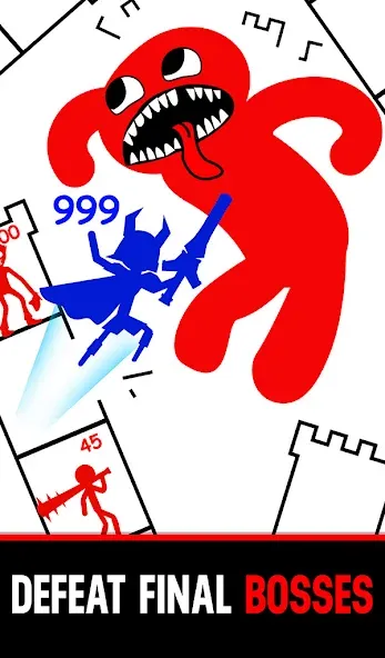 Stick Hero: Mighty Tower Wars (Стик Хиро) [МОД Все открыто] APK Android Screenshot 5