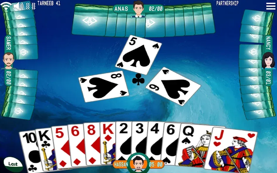 Golden Card Games Tarneeb Trix (Голден Кард Геймс Тарниб Трикс) [МОД Бесконечные монеты] APK Android Screenshot 1