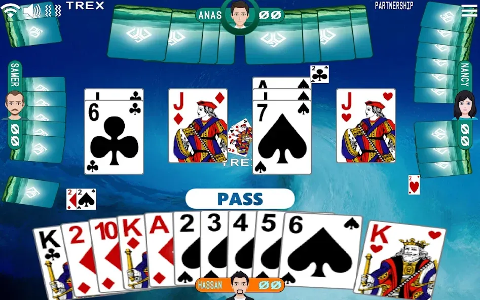 Golden Card Games Tarneeb Trix (Голден Кард Геймс Тарниб Трикс) [МОД Бесконечные монеты] APK Android Screenshot 2