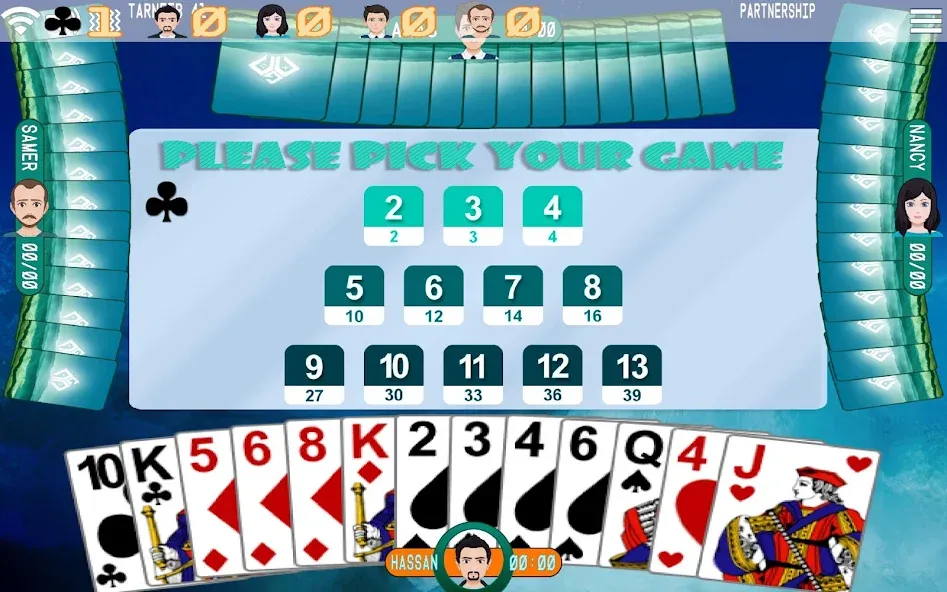 Golden Card Games Tarneeb Trix (Голден Кард Геймс Тарниб Трикс) [МОД Бесконечные монеты] APK Android Screenshot 4
