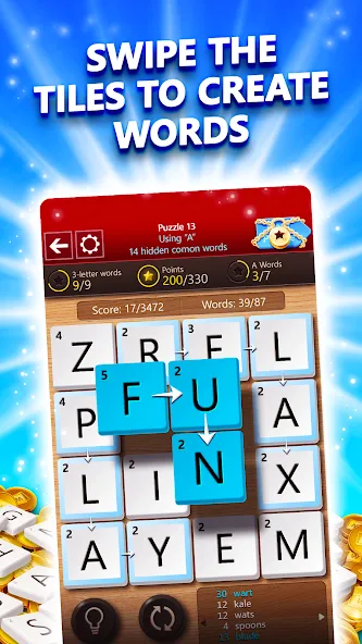 Wordament® by Microsoft (Майкрософт Вордамент) [МОД Много денег] APK Android Screenshot 2