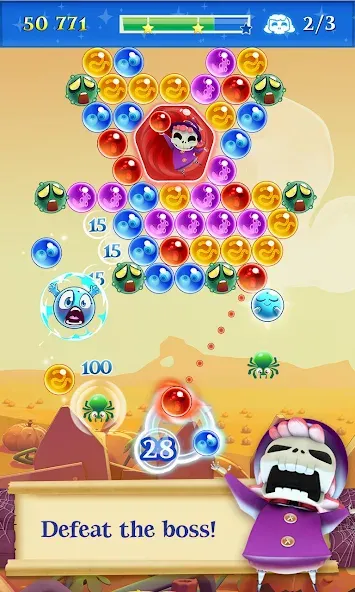 Bubble Witch 2 Saga (Бабл Витч 2 Сага) [МОД Бесконечные монеты] APK Android Screenshot 2