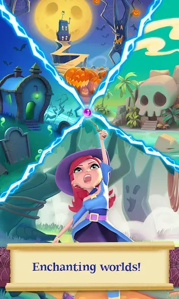 Bubble Witch 2 Saga (Бабл Витч 2 Сага) [МОД Бесконечные монеты] APK Android Screenshot 3