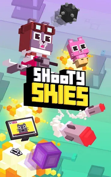 Shooty Skies (Шутый Скаиес) [МОД Unlocked] APK Android Screenshot 1