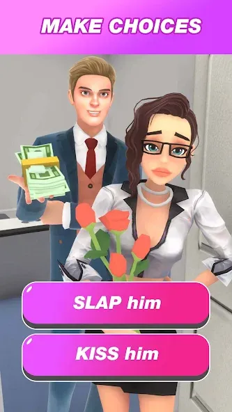 Become an Office Queen (Станьте королевой офиса) [МОД Много денег] APK Android Screenshot 1