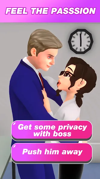 Become an Office Queen (Станьте королевой офиса) [МОД Много денег] APK Android Screenshot 2