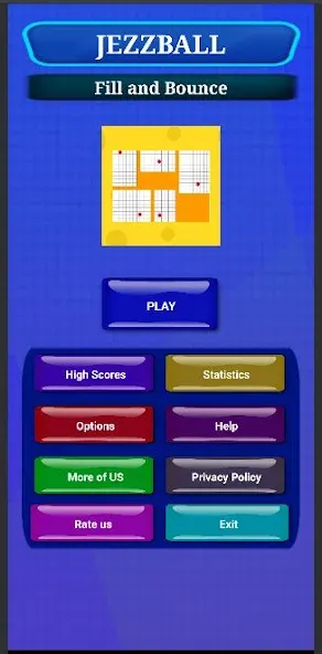 JezzBall: Fill and Bounce (ДжеззБолл Реллена и Ребота) [МОД Premium] APK Android Screenshot 1