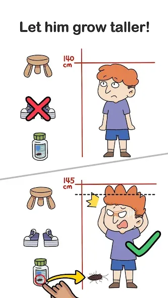 Brain Out: Can you pass it? (Брейн Аут) [МОД Mega Pack] APK Android Screenshot 2