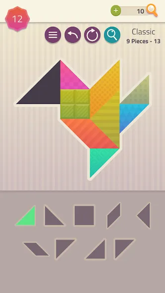 Polygrams - Tangram Puzzles (Полиграммы) [МОД Unlocked] APK Android Screenshot 2