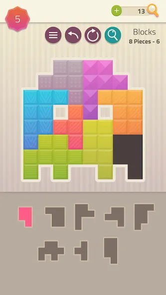 Polygrams - Tangram Puzzles (Полиграммы) [МОД Unlocked] APK Android Screenshot 5