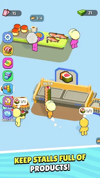 My Fish Mart: Idle Tycoon Game (Мой рыбный магазин) [МОД Все открыто] APK Android Screenshot 3