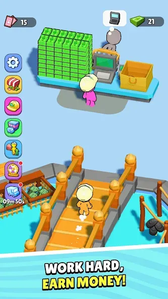 My Fish Mart: Idle Tycoon Game (Мой рыбный магазин) [МОД Все открыто] APK Android Screenshot 4