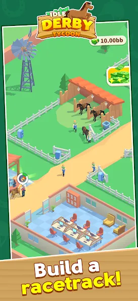 Idle Derby Tycoon (Айдл Дерби Тайкун) [МОД Mega Pack] APK Android Screenshot 1