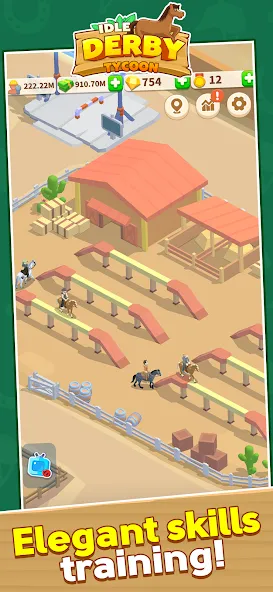 Idle Derby Tycoon (Айдл Дерби Тайкун) [МОД Mega Pack] APK Android Screenshot 4