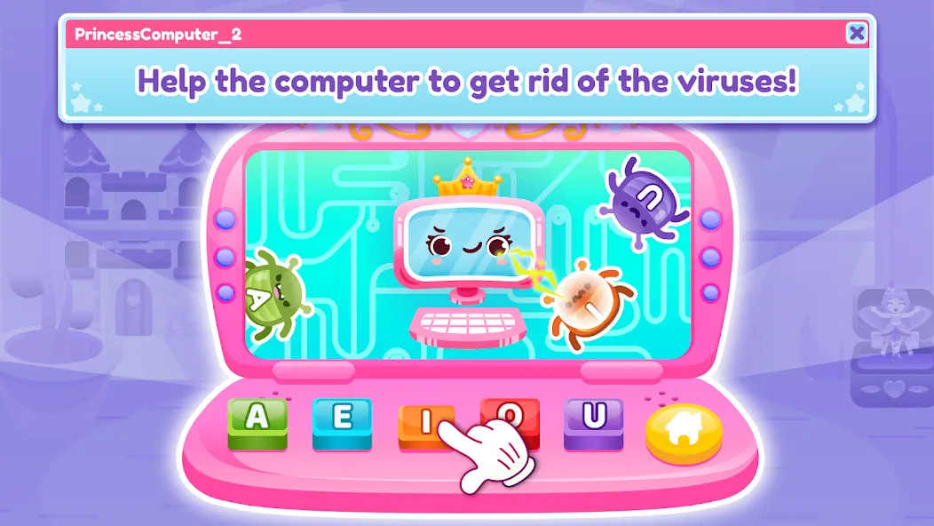 Princess Computer 2 Girl Games [МОД Много денег] APK Android Screenshot 2