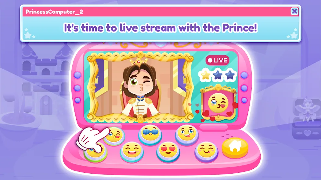 Princess Computer 2 Girl Games [МОД Много денег] APK Android Screenshot 3