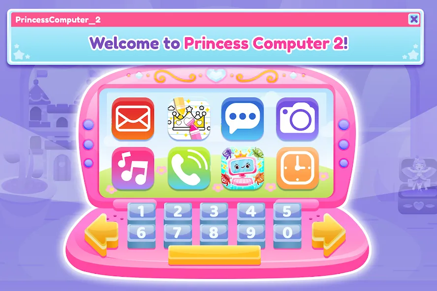 Princess Computer 2 Girl Games [МОД Много денег] APK Android Screenshot 5