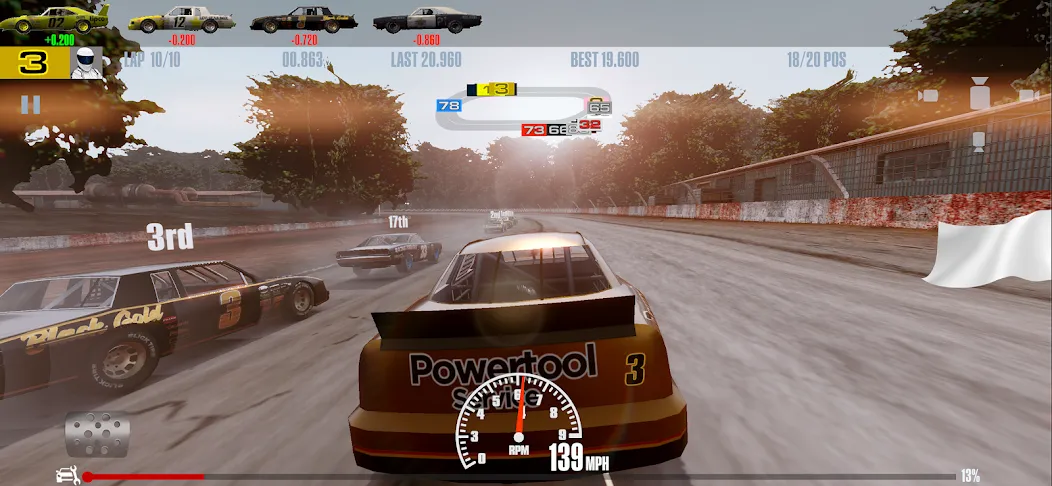 Stock Car Racing (ток Кар Гонки) [МОД Unlocked] APK Android Screenshot 1