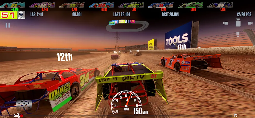 Stock Car Racing (ток Кар Гонки) [МОД Unlocked] APK Android Screenshot 2