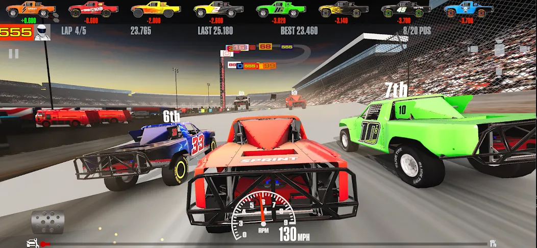 Stock Car Racing (ток Кар Гонки) [МОД Unlocked] APK Android Screenshot 5