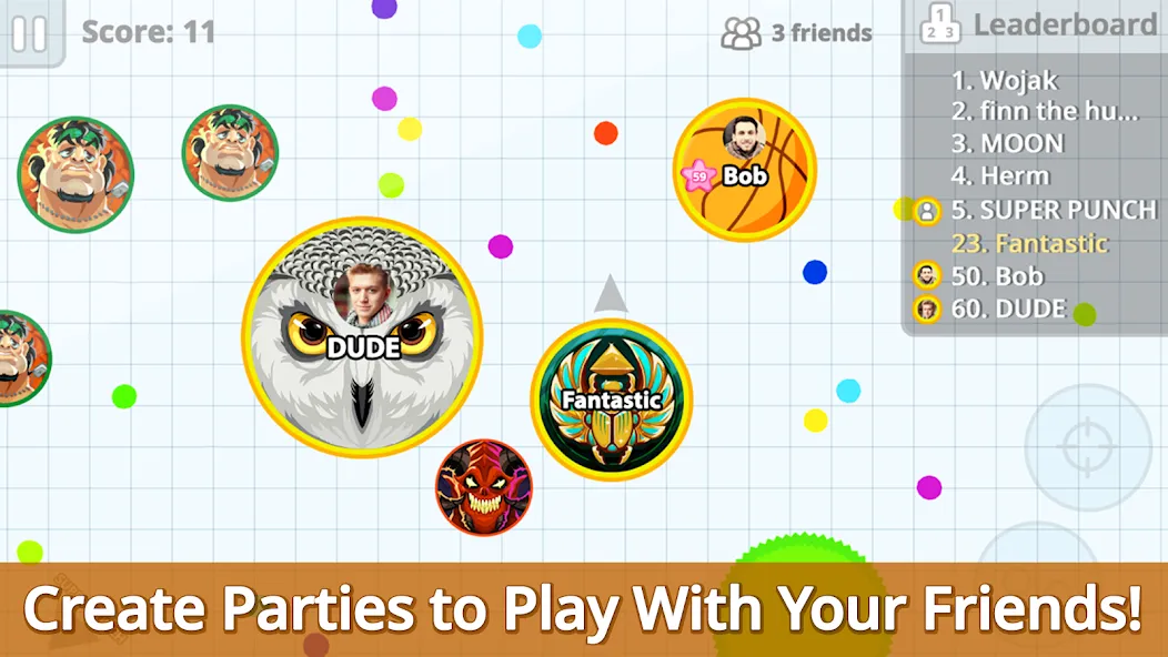 Agar.io [МОД Меню] APK Android Screenshot 3